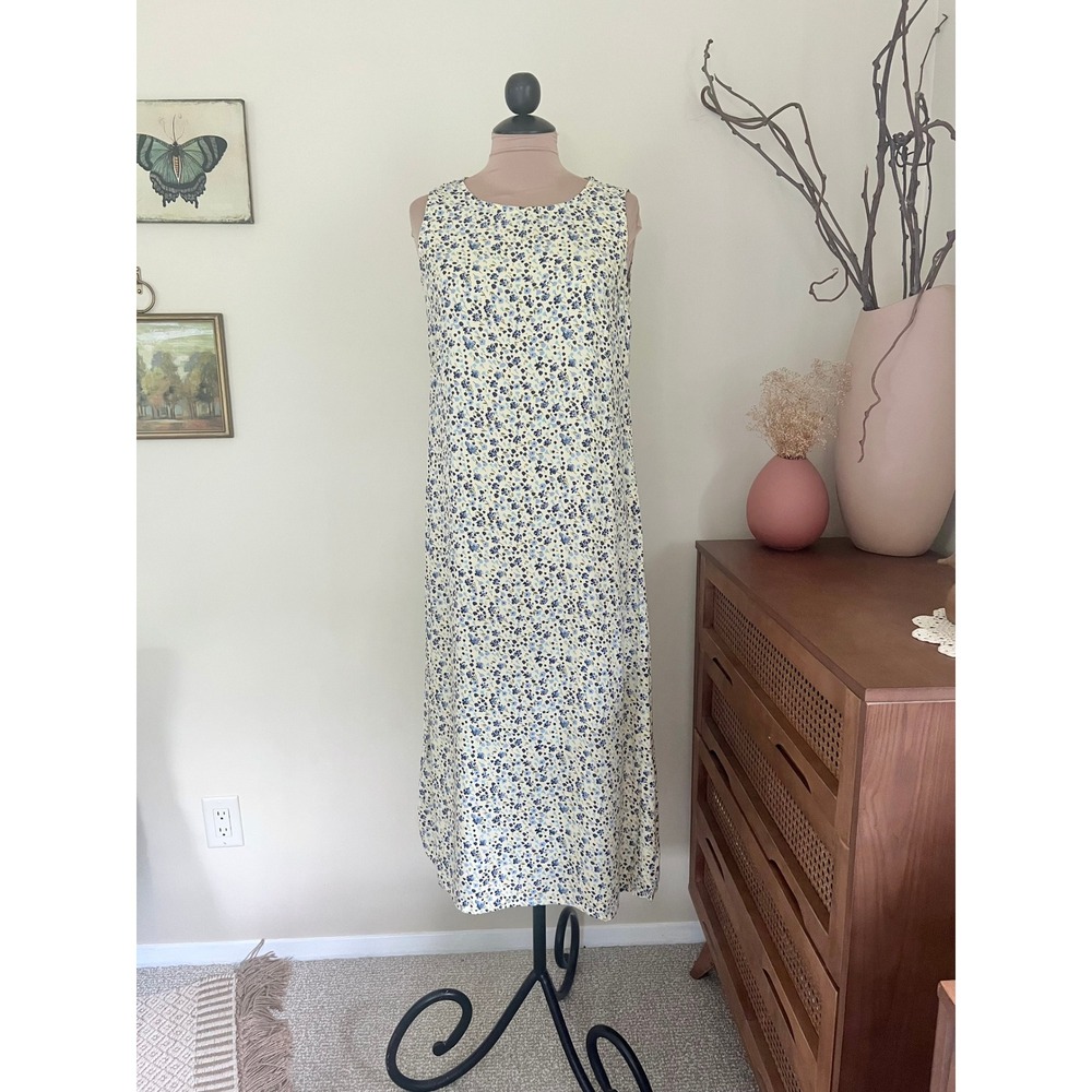 Vintage 90s Studio Ease Floral Maxi Dress